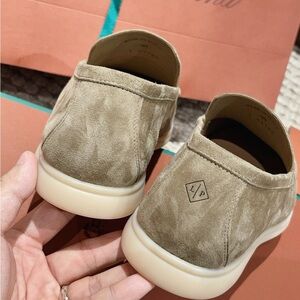 Loro Piana Summer walk Suede size 43 walk loafers, brand new in box with tags